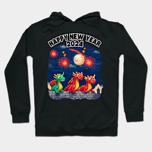 Happy Lunar New Year of the Dragon 2024 Hoodie